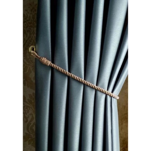 Wrights &reg; Allison 26" Twisted Tieback Taupe pack of 6 - Picture 1 of 3